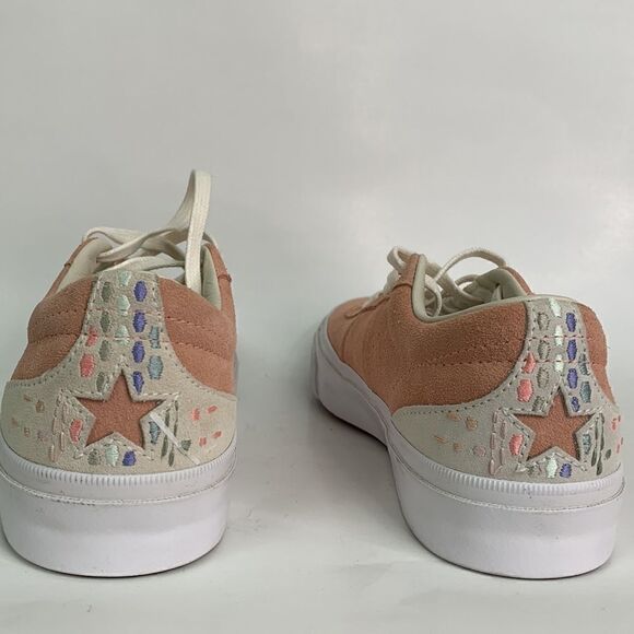 Converse All Star Peach Suede Sneakers - Picture 6 of 10
